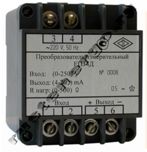 ЕП34Д 0-250 В 0-20 мА ОО ИП напряжения переменного тока