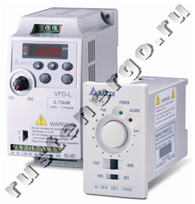 VFD002L21A Преобразователь частоты (0,2kW 220V)