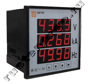 ЩК96-500В,200В, 200В-4,0-220ВУ-RS-21-А-К-1,0 Прибор переменного тока, напряжения и частоты