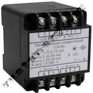 Е34 0-150 В 0-20 мА ОО ИП напряжения постоянного тока