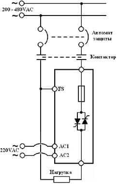 Схема подключения однофазных тиристорных регуляторов.jpg