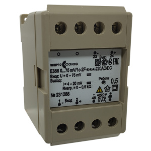 Е856 0...75mV/1c-1-220AC, М8 Преобразователь постоянного тока