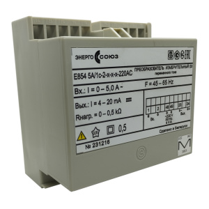 Е854 5A/1c-2-24DC, Е20 Измерительный преобразователь переменного тока