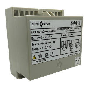 Е854 5А/1c-2-24DC, Е20 Измерительный преобразователь переменного тока