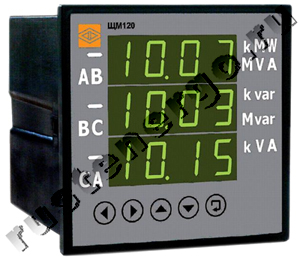 ЩМ96-6000В/100В-100А/5А-220ВУ-RS04-x-4П-К-х-х Многофункциональный измерительный прибор