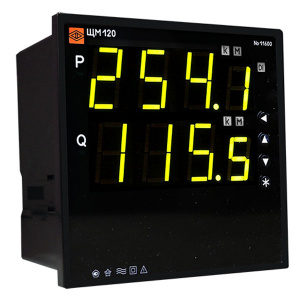 ЩМ96–6000/100В–100/5А–220ВУ–х–х–4П–К-20(B,B)–PQ Ваттварметр цифровой